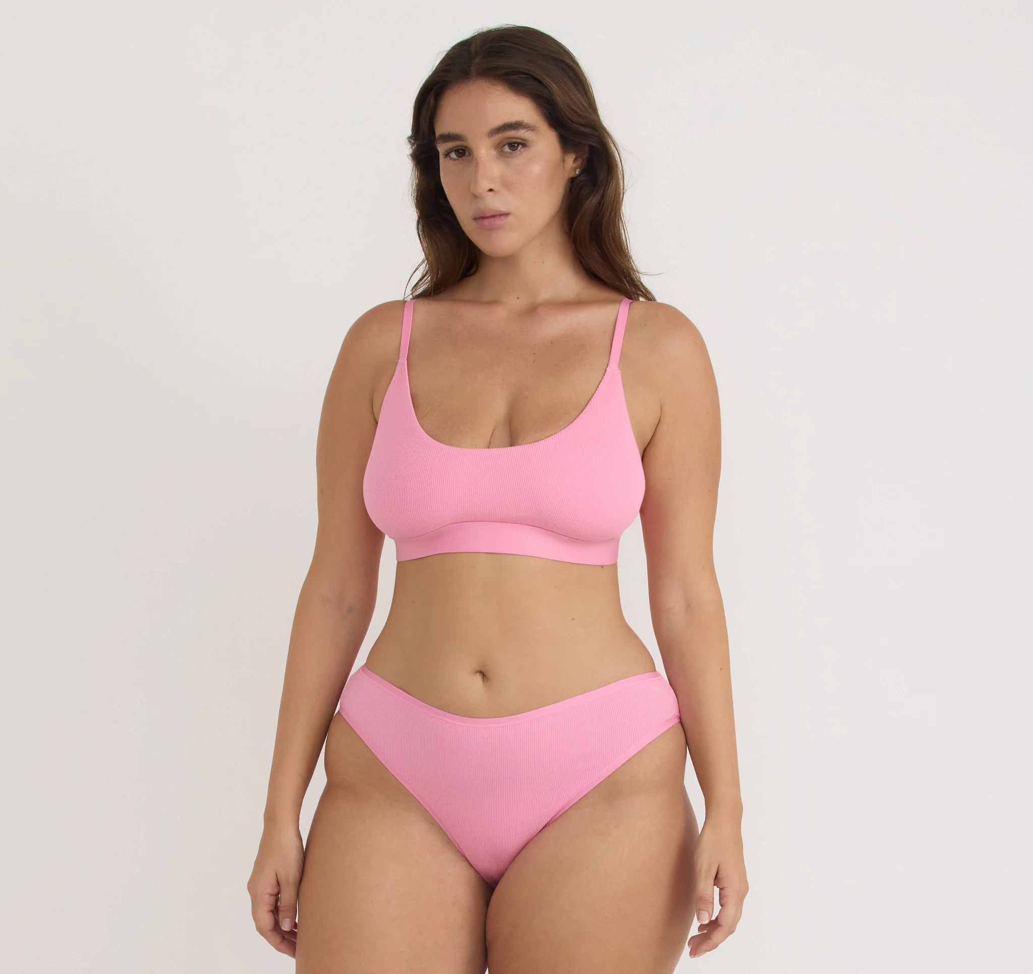 Core Rib Open Back Scoop Bralette