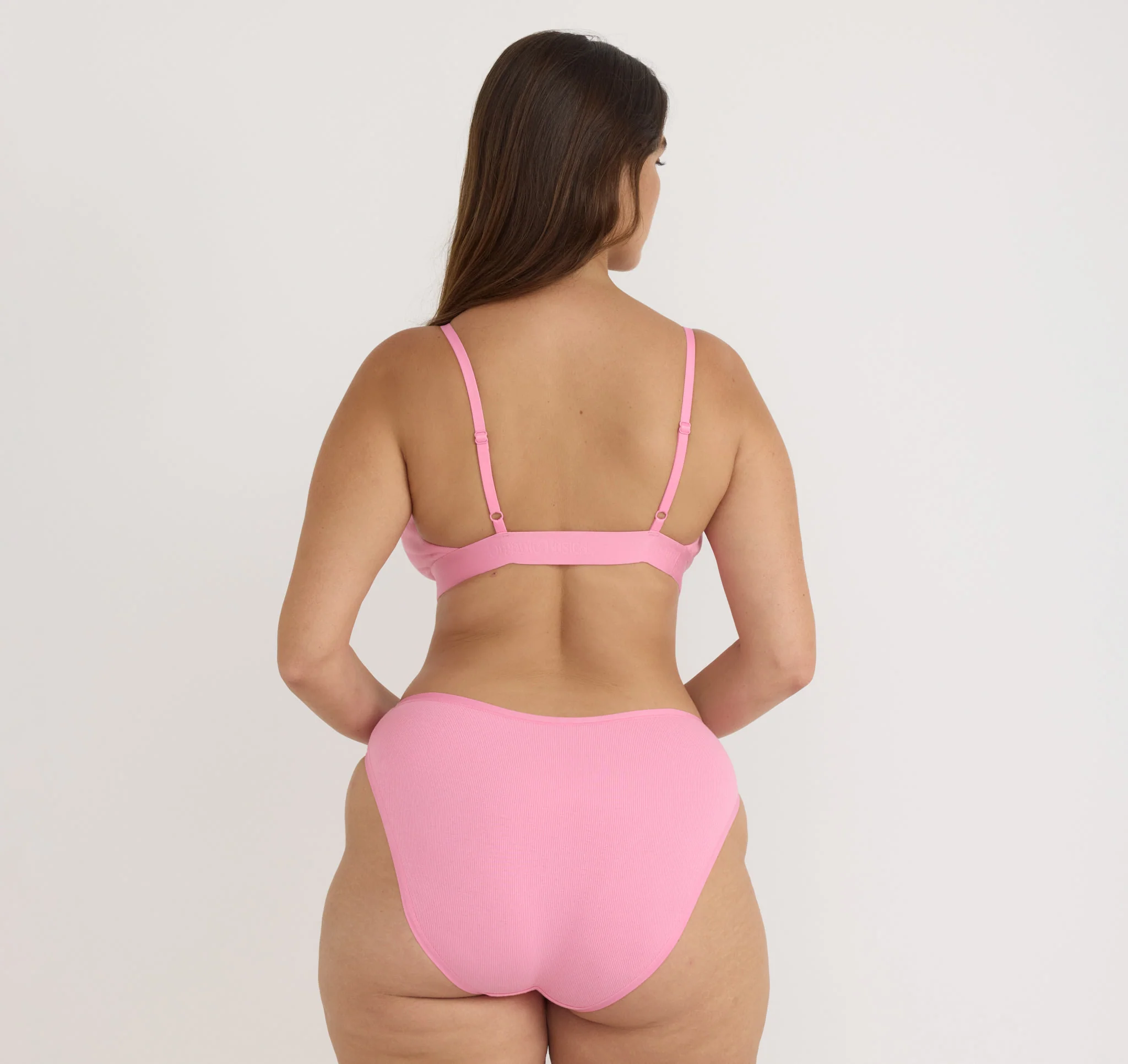 Core Rib Open Back Scoop Bralette - Image 2