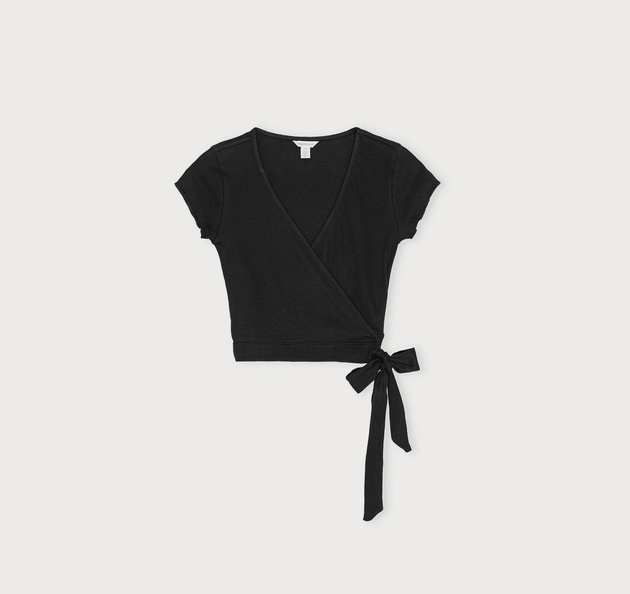 Core Rib Wrap Crop Top - Image 4