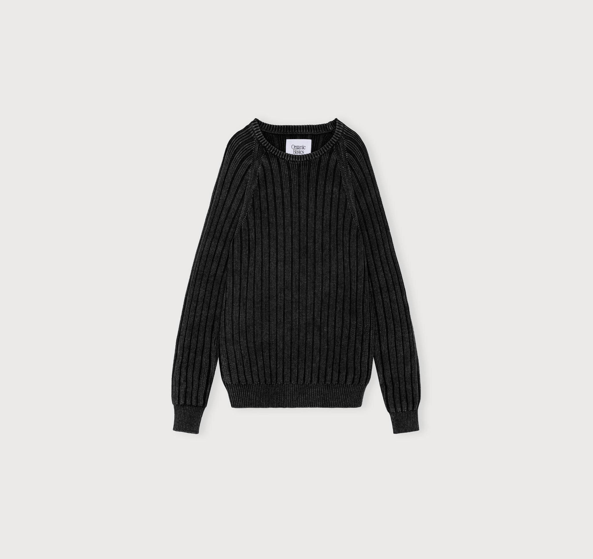 Soft Knit Rib Raglan Sweater - Image 2