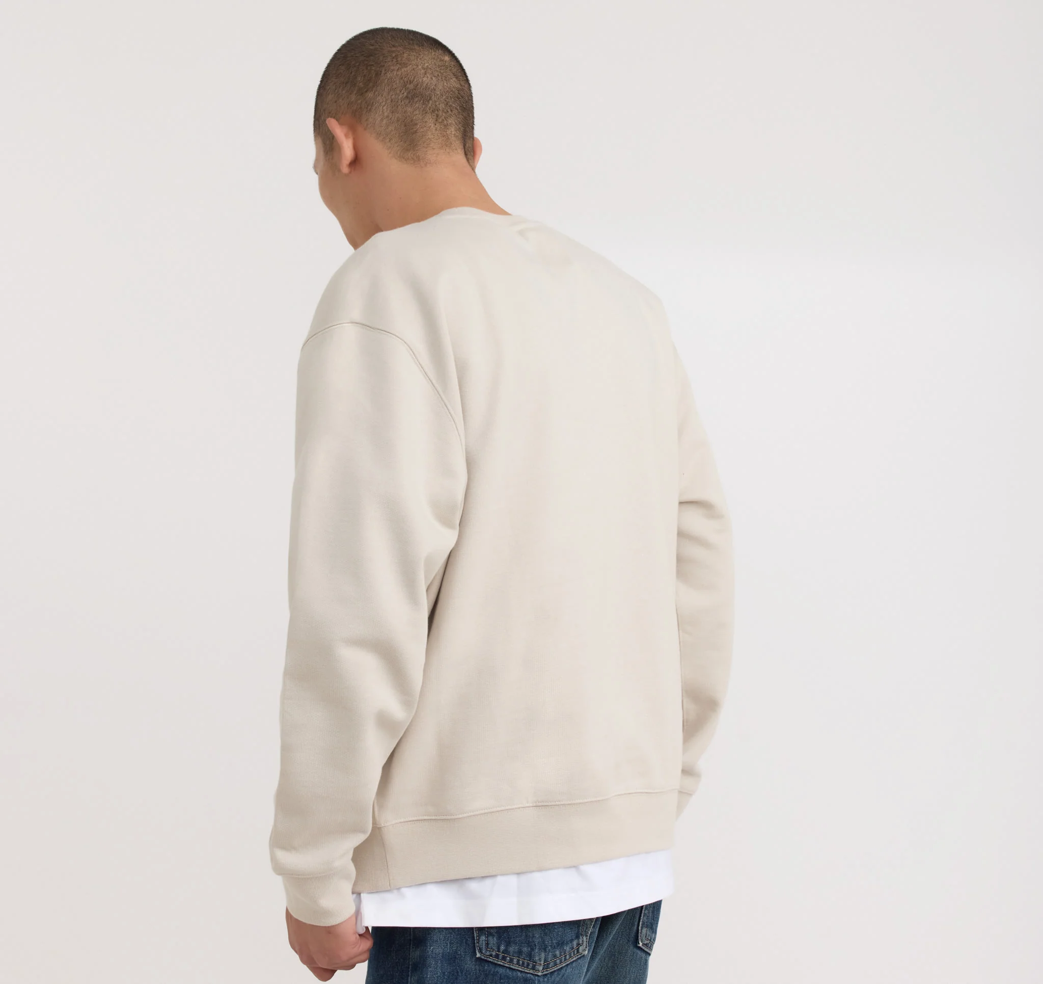 Weekend Boxy Fit Crewneck Sweatshirt - Image 4