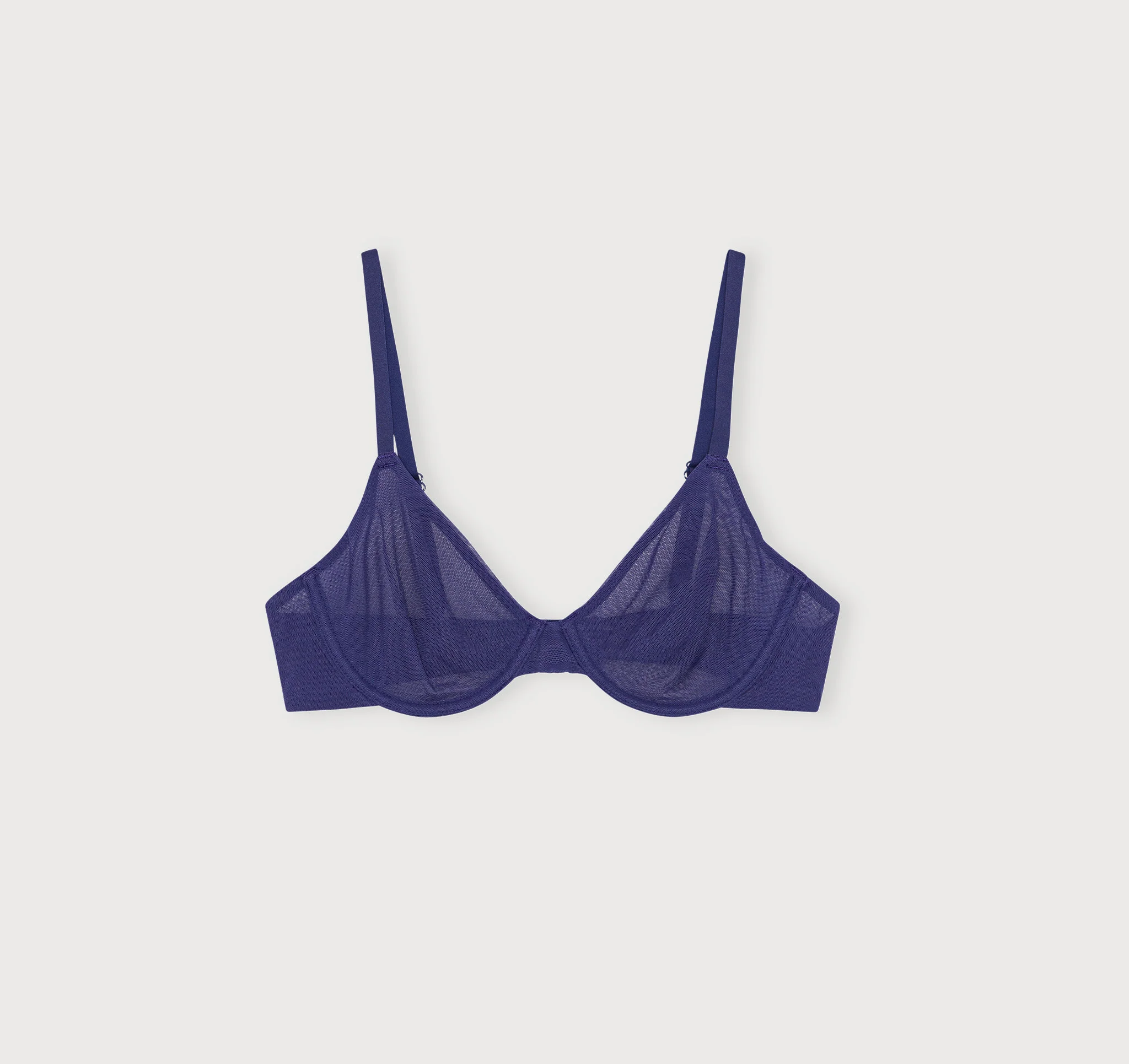 Mesh Unlined Demi Bra - Image 4