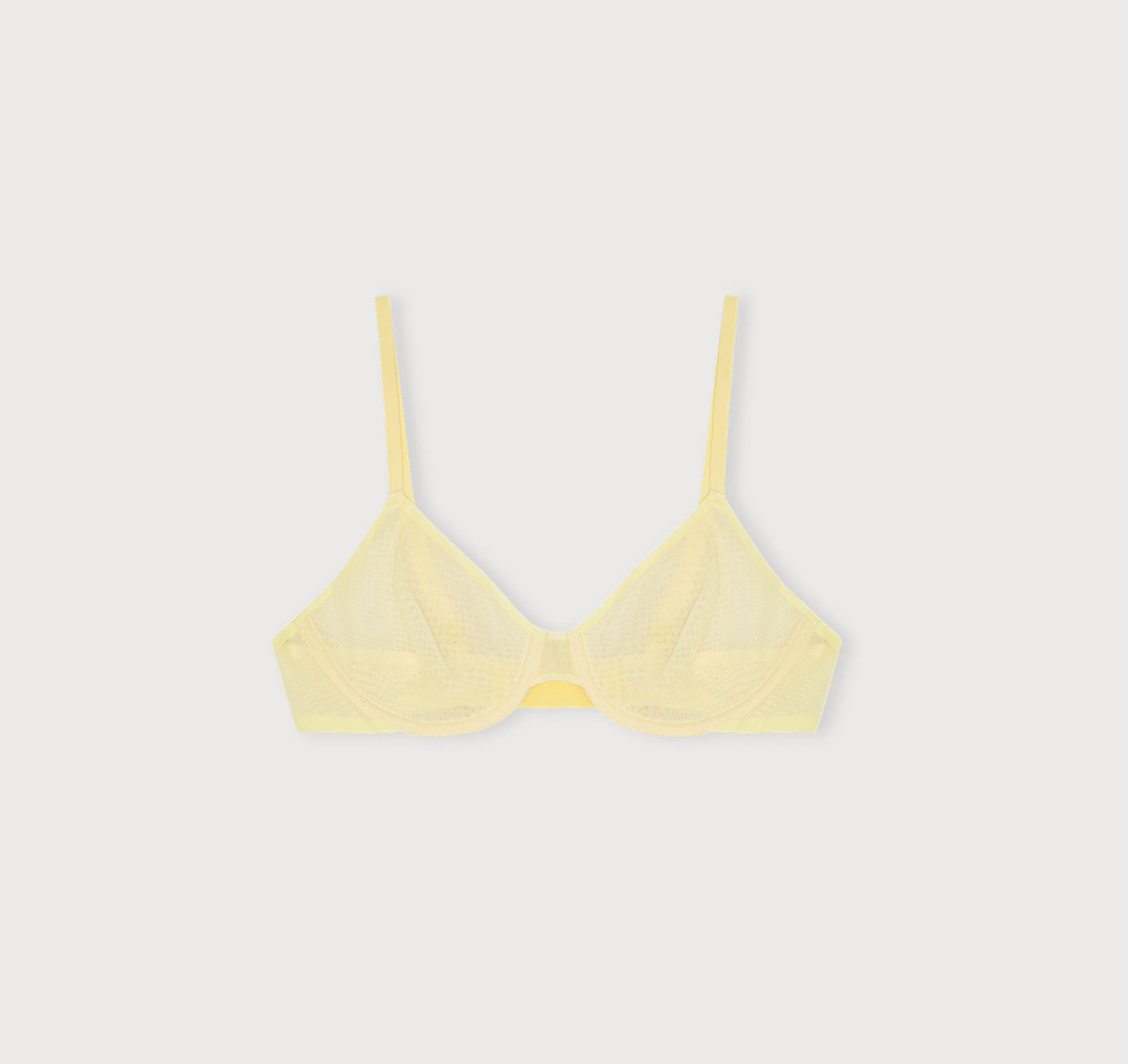 Mesh Unlined Demi Bra - Image 6