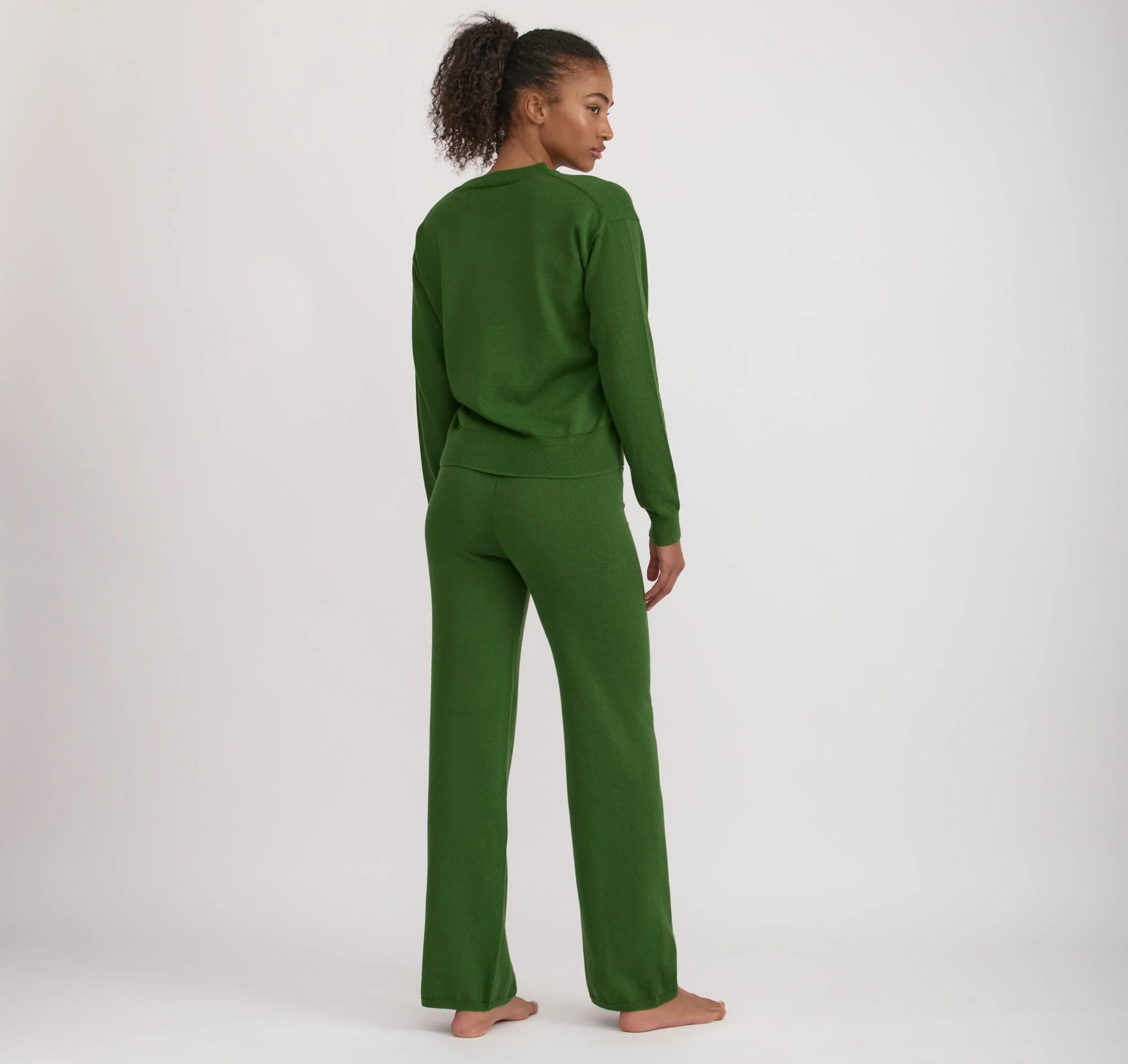 Soft Knit Boxy Crewneck Sweater - Image 3