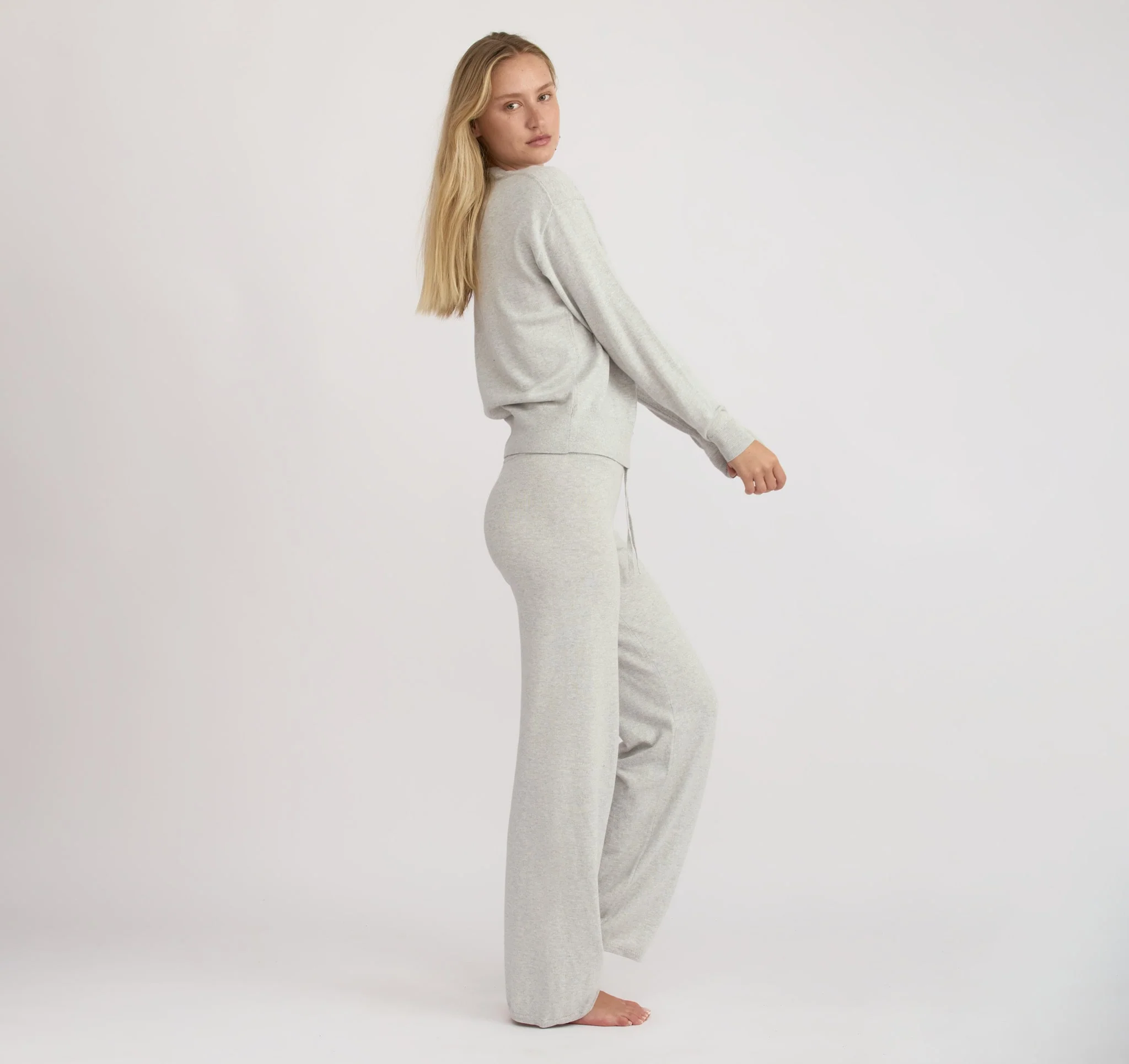 Soft Knit Boxy Crewneck Sweater - Image 2