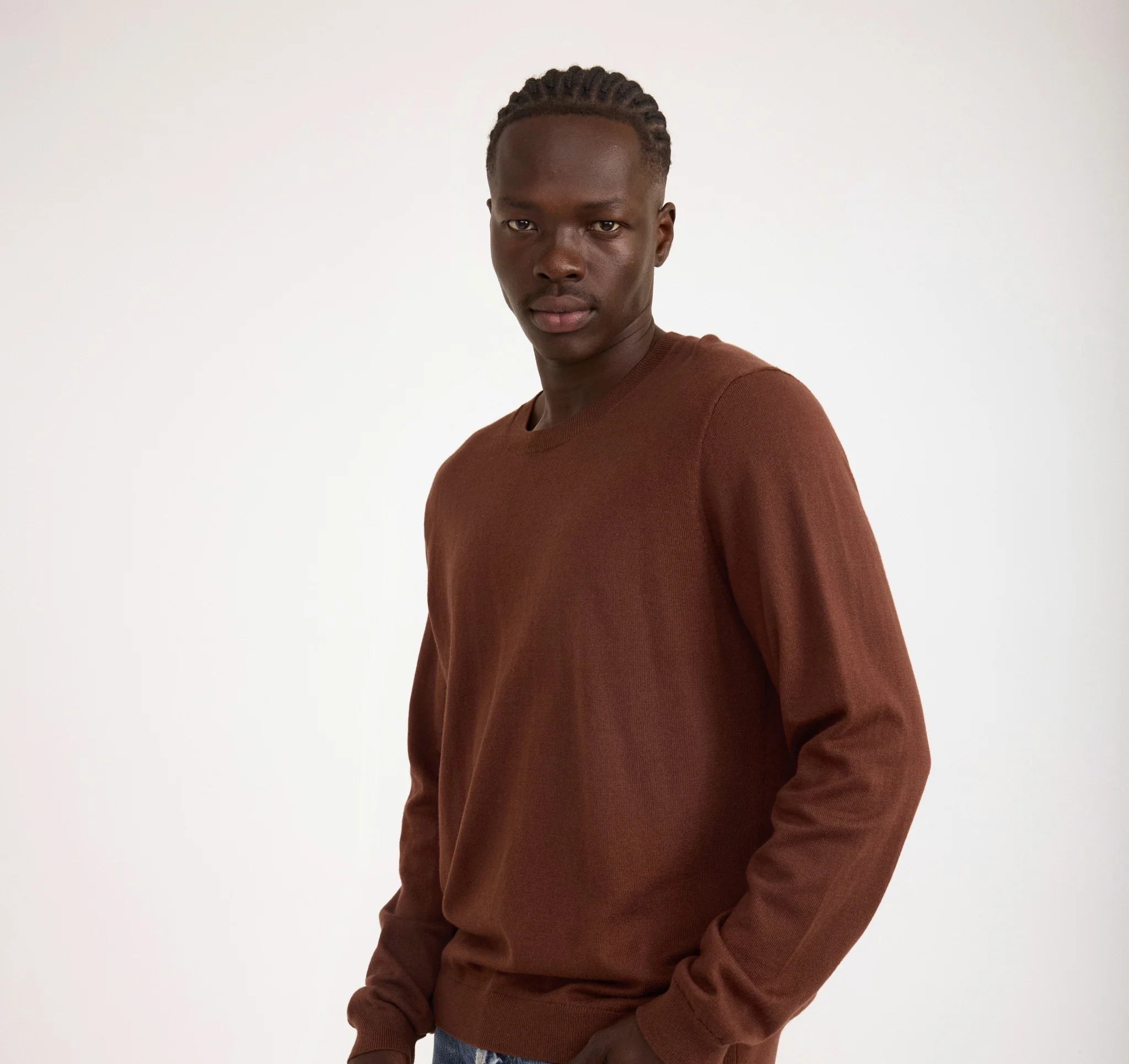 Soft Knit Crewneck Sweater - Image 3