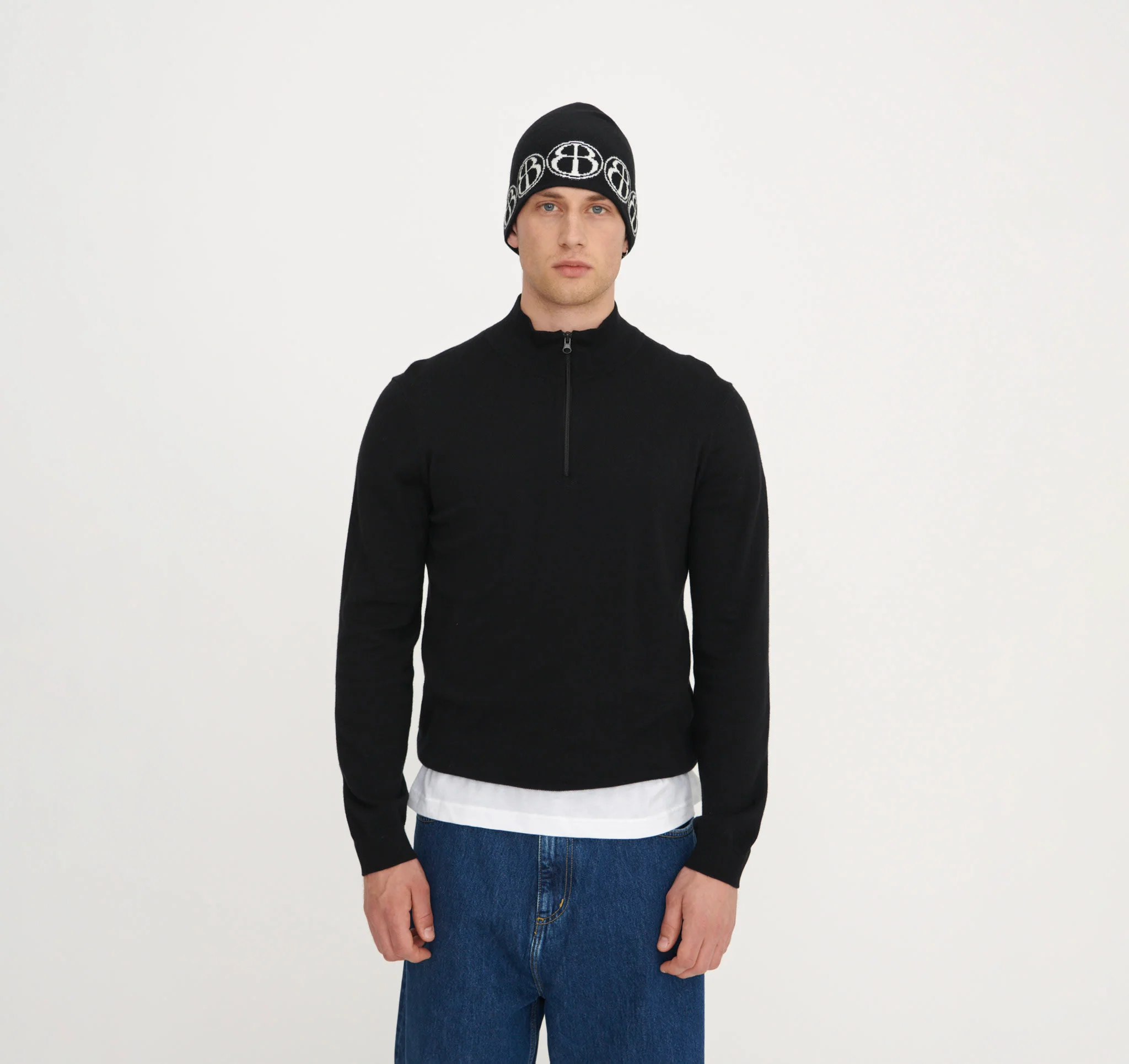 Soft Knit Jacquard Beanie - Image 4