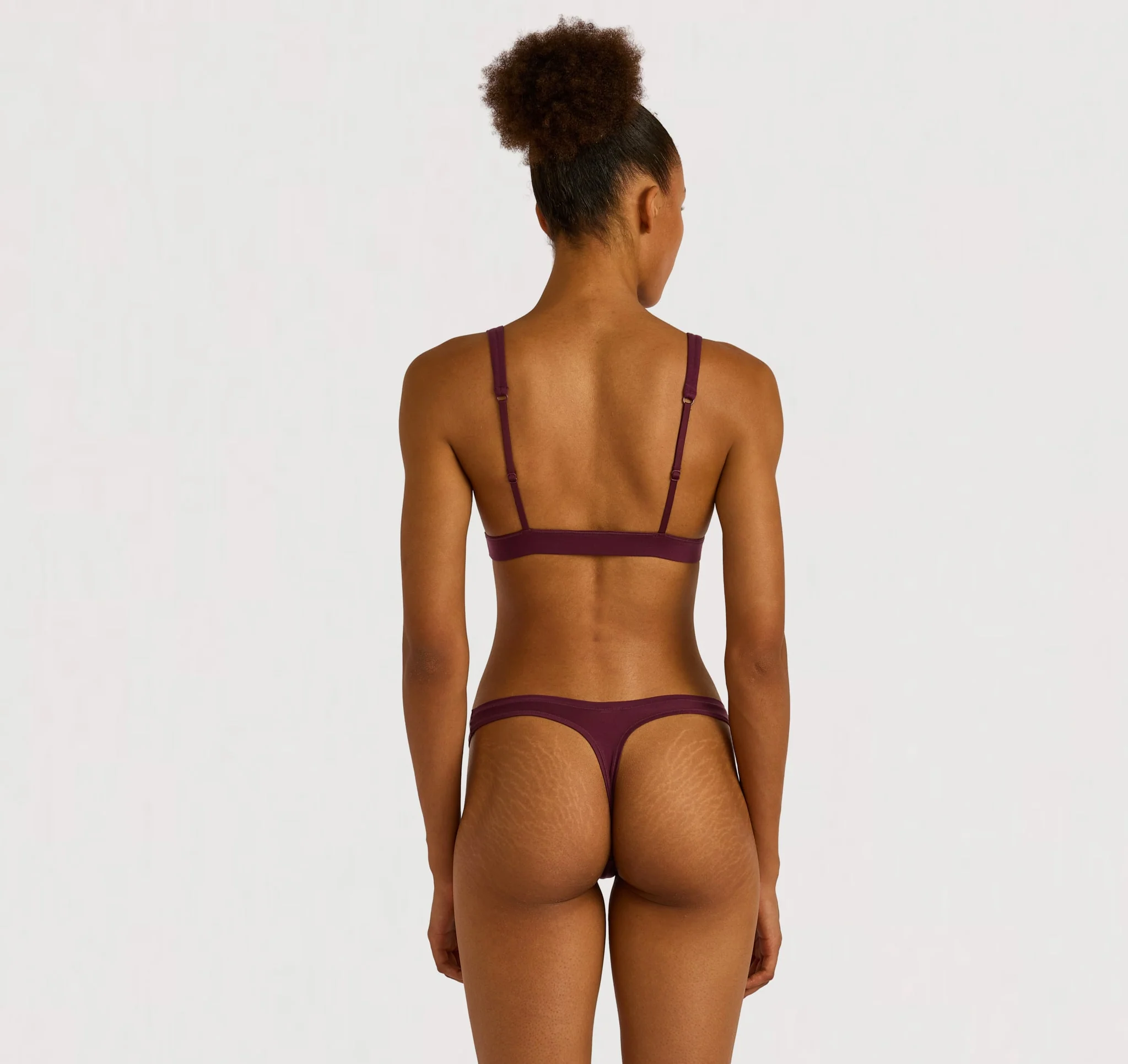 Soft Touch Veil Plunge Bralette - Image 2