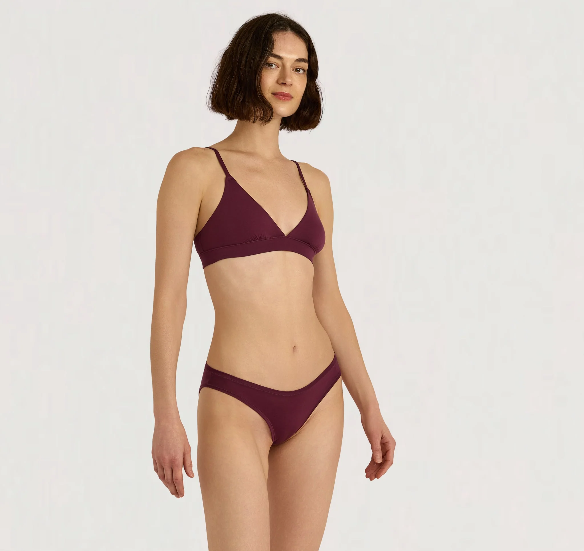 Soft Touch Veil Triangle Bralette - Image 3