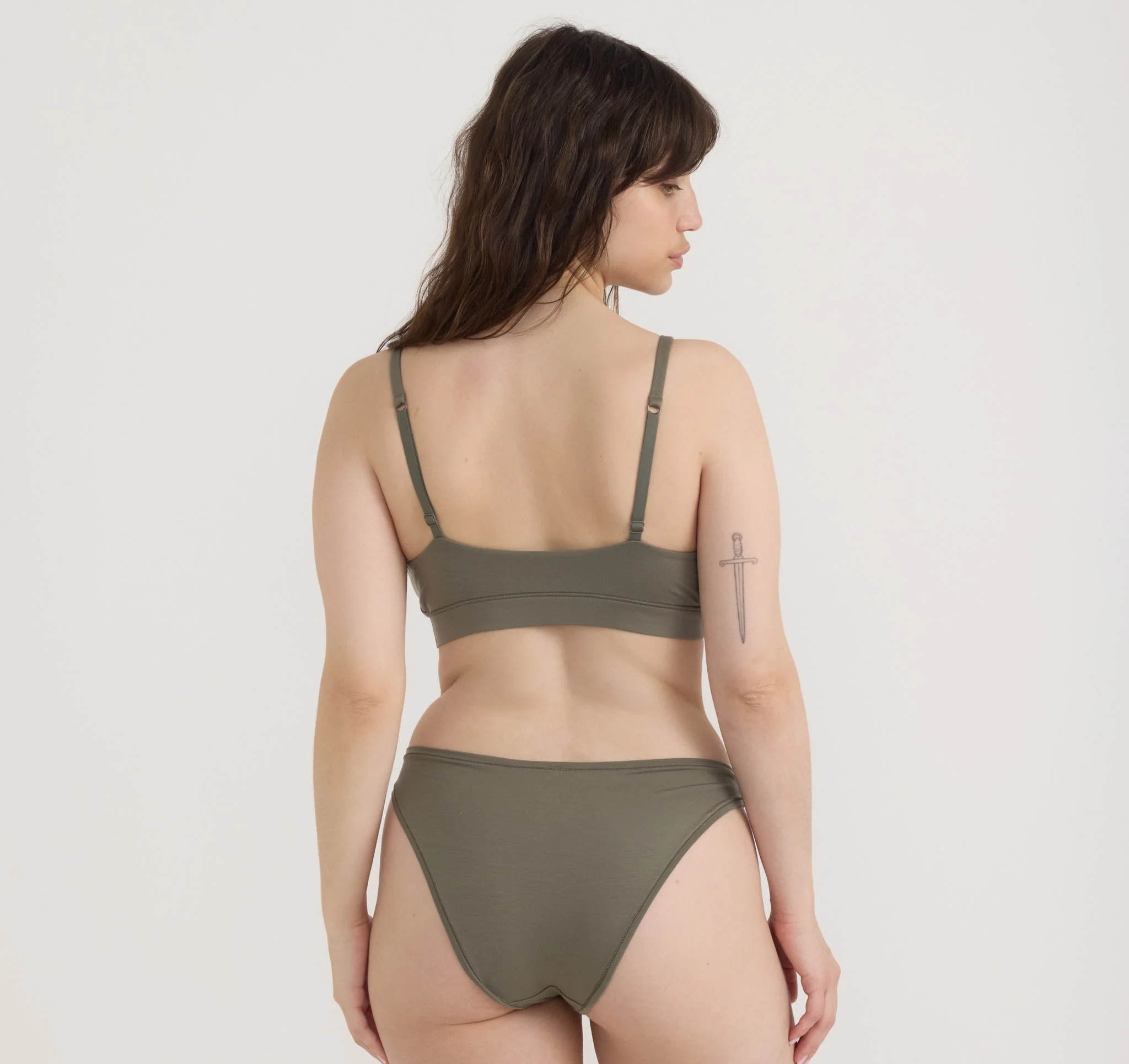 Soft Touch Veil Triangle Bralette - Image 3
