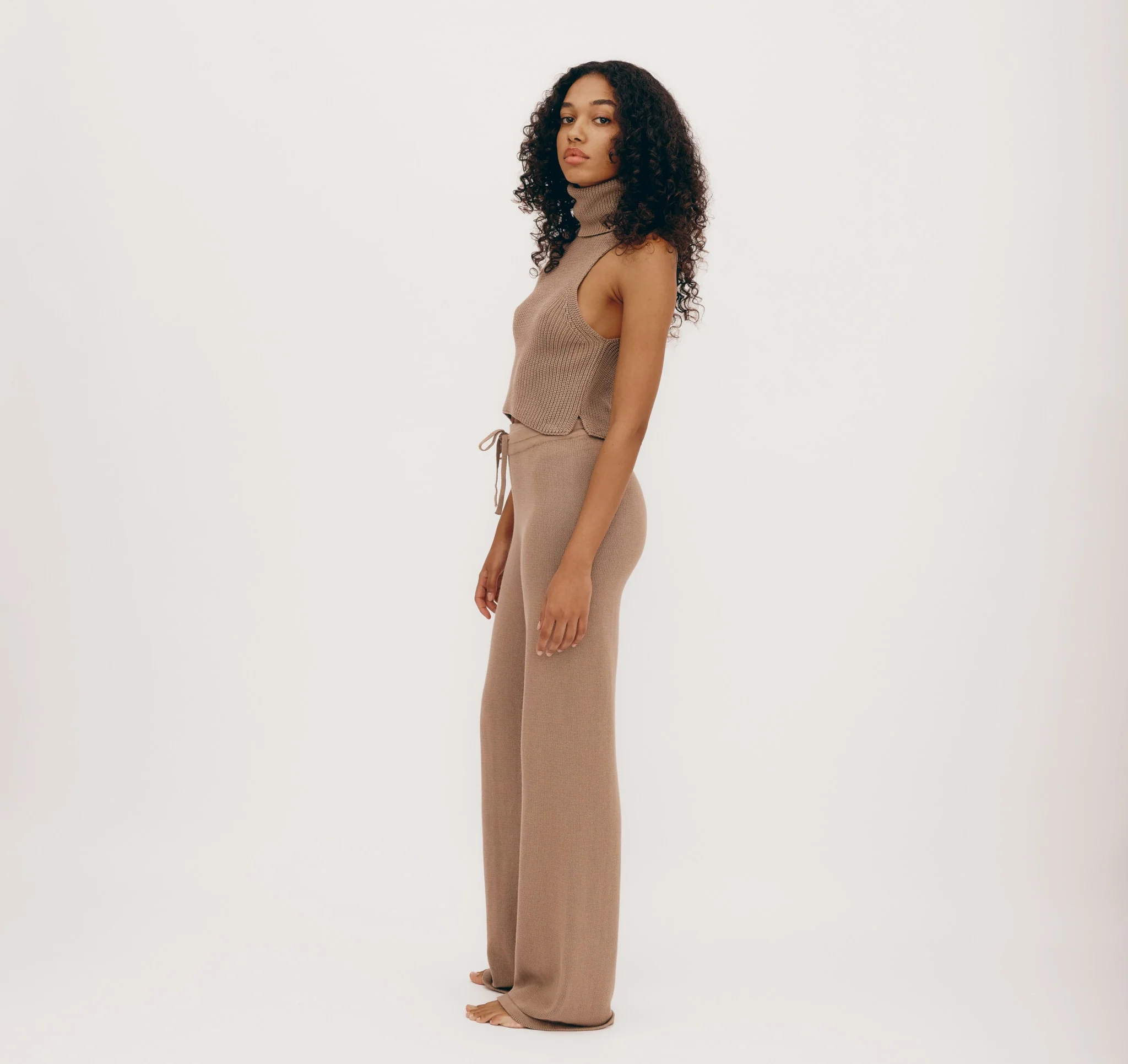 True Knit Wide Leg Pants - Image 3