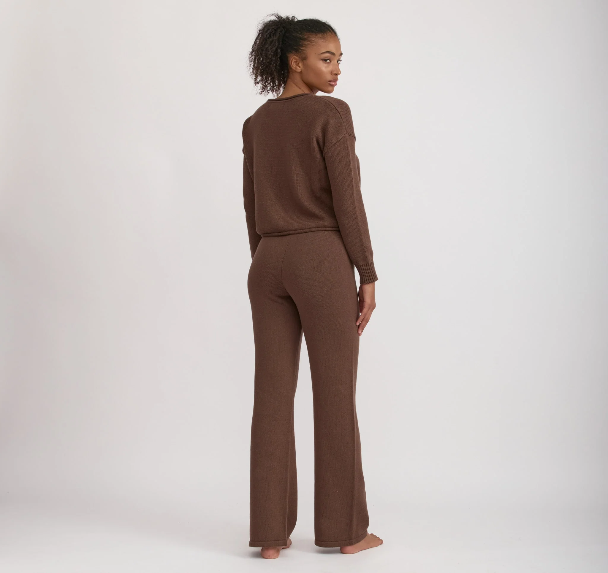 True Knit Wide Leg Pants - Image 3