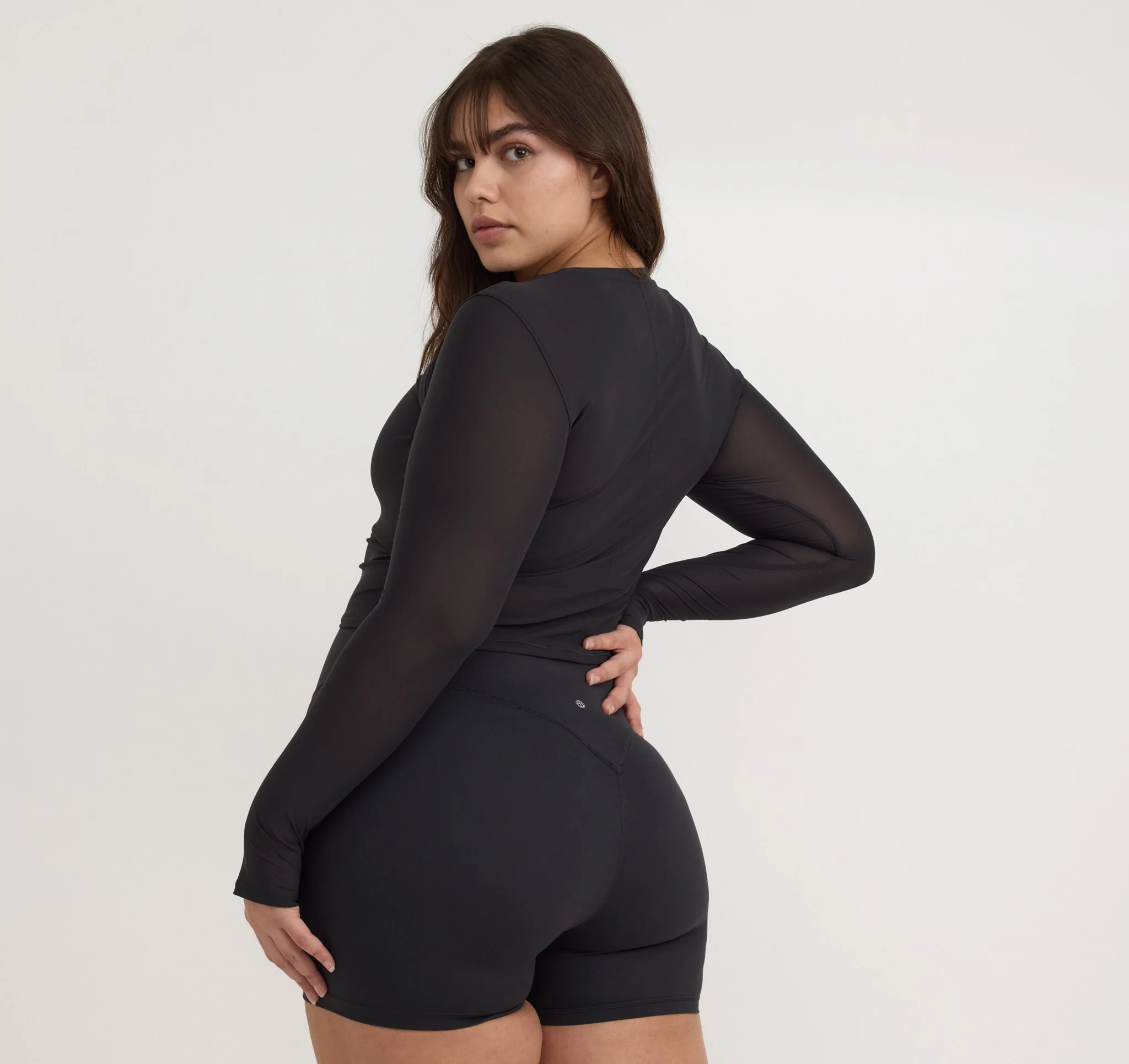 Active Mesh Long  Sleeve Tee - Image 3