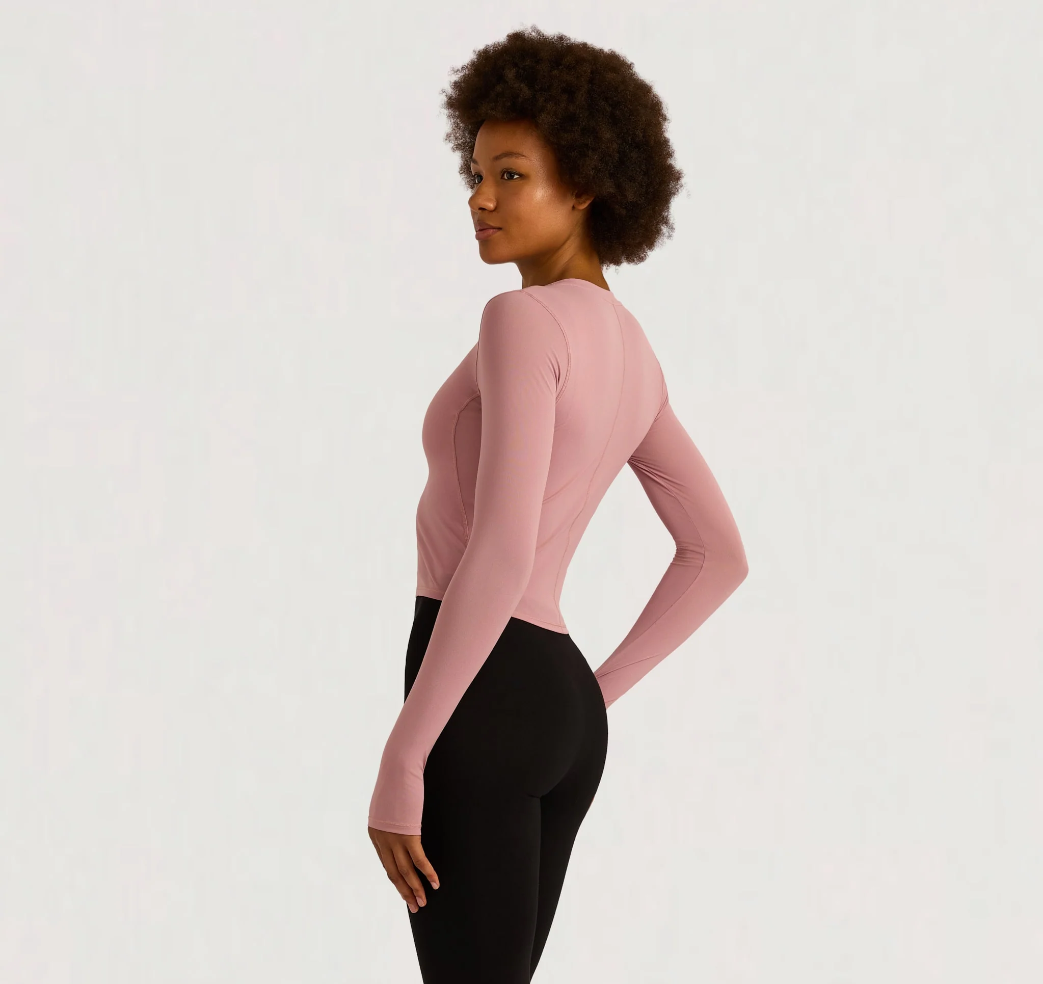 Active Mesh Long  Sleeve Tee - Image 2