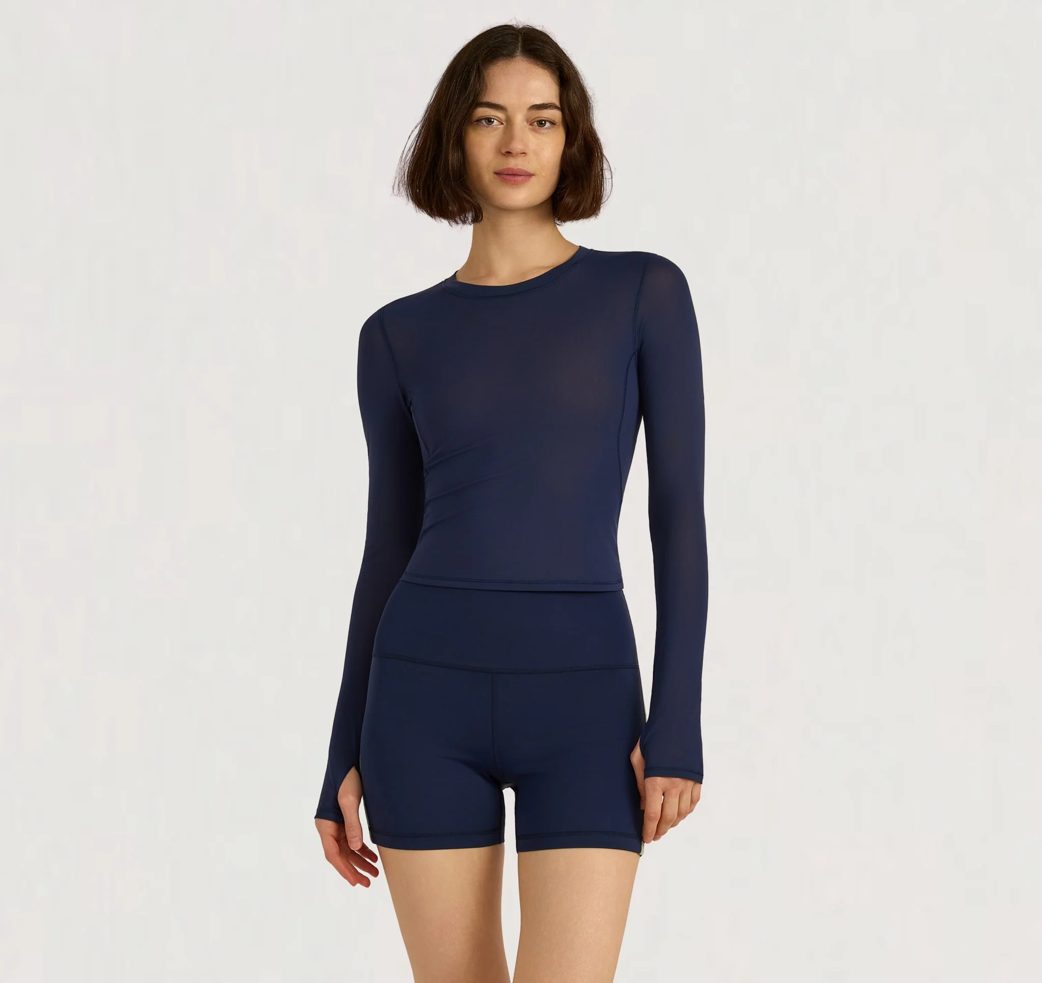 Active Mesh Long  Sleeve Tee - Image 2