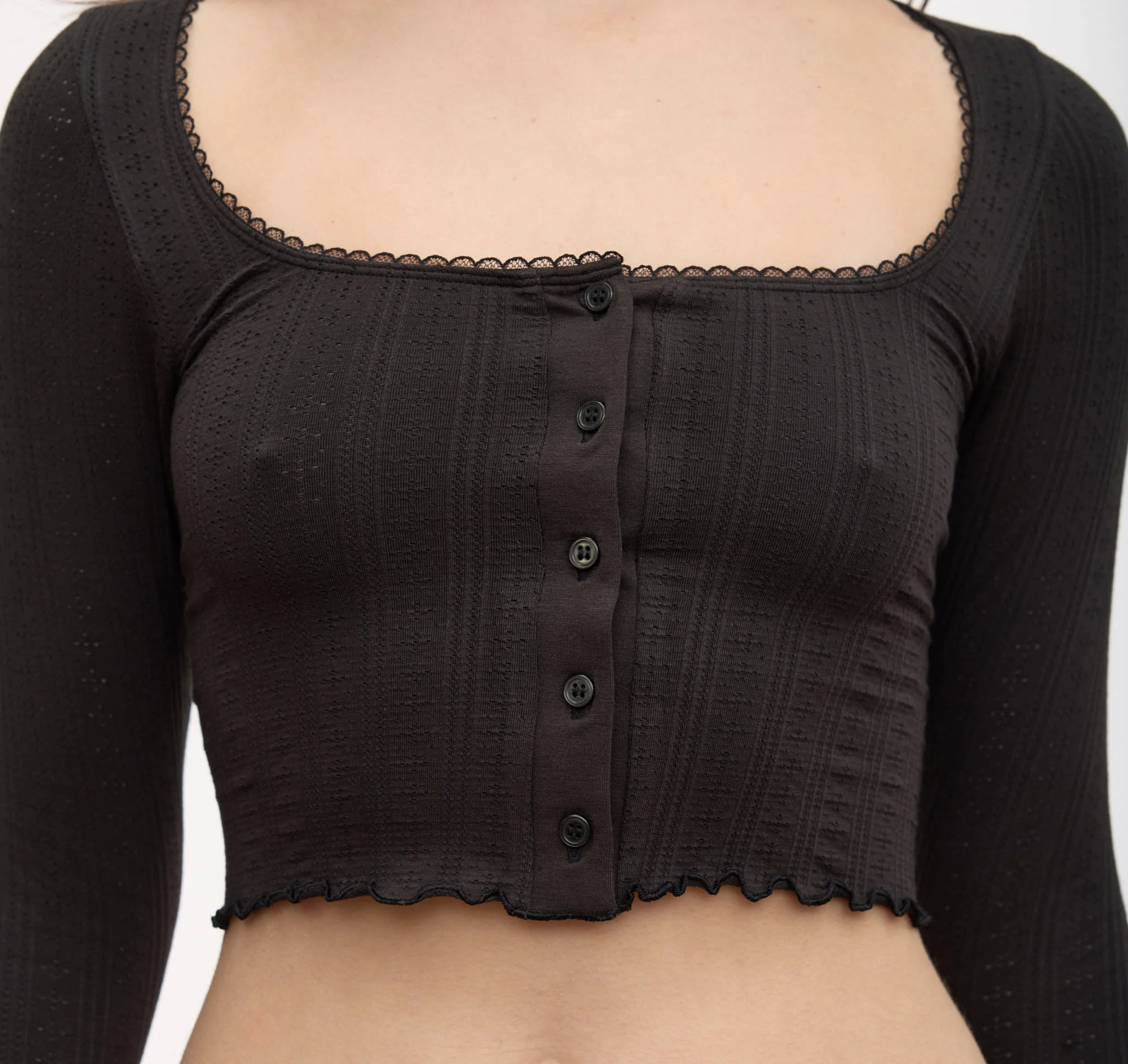 Pointelle Cardigan - Image 2