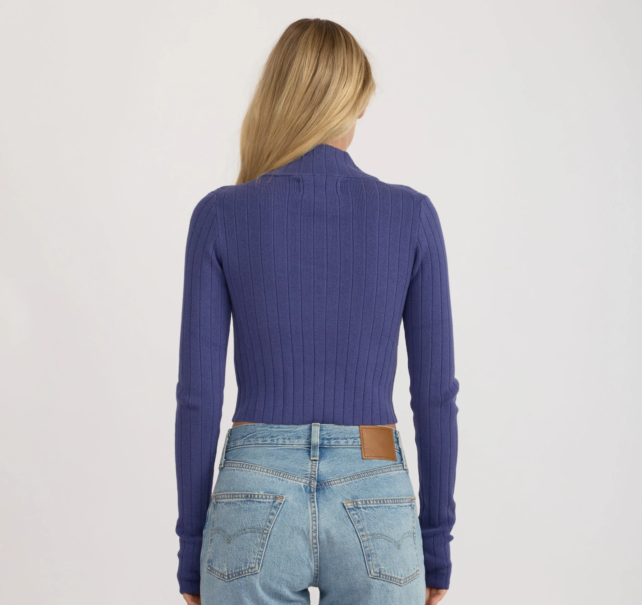 Soft Knit Rib Track Jacket - Image 4